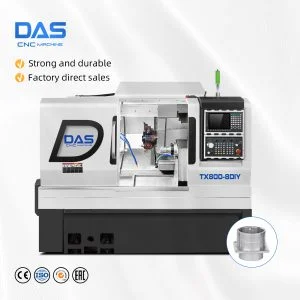 DAS TX800-8PY Y Axis Power Turret CNC Lathe With Tailstock